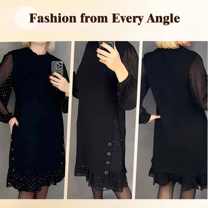 👗 50 % de réduction ! ✨ Robe à strass pour femme