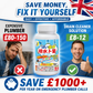 Effervescent tablets for deodorising drain pipes