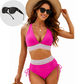 👙 Horký prodej – Dámské bikiny s vysokým pasem – kontrola břicha, push‑up podpora, nastavitelná ramínka, lichotivý střih, rychleschnoucí