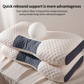 🛏️ Ergonomický opěrný polštář na spaní – Měkký paměťová pěna, pro lepší držení krku & spánku | Pro každou polohu, snímatelný pratelný potah ✨💤🦴