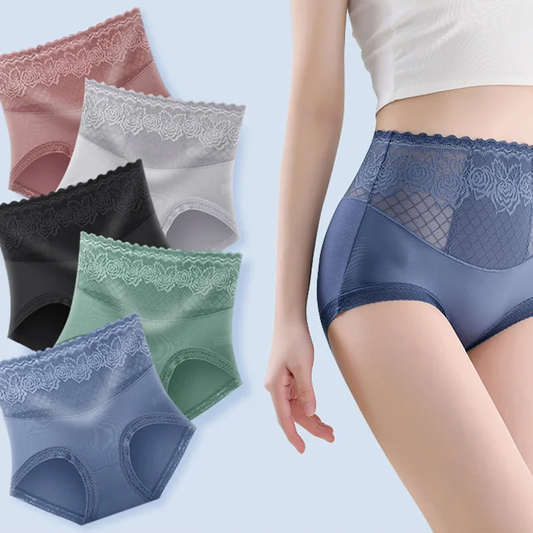 🎀Kalhotky s vysokým pasem No Trace Lace Hip Lift Panty