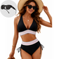 👙 Horký prodej – Dámské bikiny s vysokým pasem – kontrola břicha, push‑up podpora, nastavitelná ramínka, lichotivý střih, rychleschnoucí