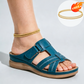👡 Kožené sandály pro ženy Měkké pohodlné Design s měkkou podrážkou – Rozlučte se s otlaky