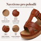 👡 Kožené sandály pro ženy Měkké pohodlné Design s měkkou podrážkou – Rozlučte se s otlaky