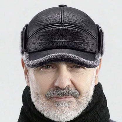 ⛄️🧢Bonnet d'hiver rétro pour homme avec oreillettes