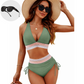 👙 Horký prodej – Dámské bikiny s vysokým pasem – kontrola břicha, push‑up podpora, nastavitelná ramínka, lichotivý střih, rychleschnoucí