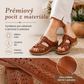 👡 Kožené sandály pro ženy Měkké pohodlné Design s měkkou podrážkou – Rozlučte se s otlaky