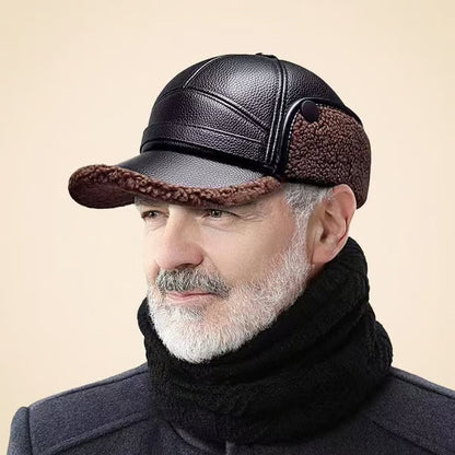 ⛄️🧢Bonnet d'hiver rétro pour homme avec oreillettes