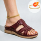 👡 Kožené sandály pro ženy Měkké pohodlné Design s měkkou podrážkou – Rozlučte se s otlaky