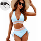 👙 Horký prodej – Dámské bikiny s vysokým pasem – kontrola břicha, push‑up podpora, nastavitelná ramínka, lichotivý střih, rychleschnoucí