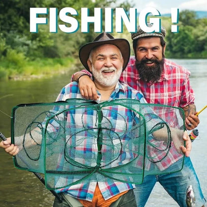 🚨 Automaticky skládací síť pro rybáře – zesílená nylonová rybářská síť, podběrák s teleskopickou rukojetí 🎣✨
