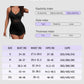 ⛱️💖Twist Front Tummy Control Mesh jednodílné plavky