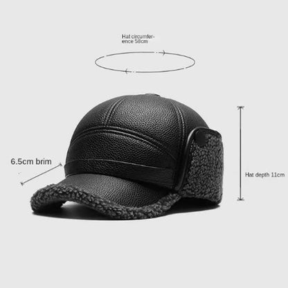 ⛄️🧢Bonnet d'hiver rétro pour homme avec oreillettes