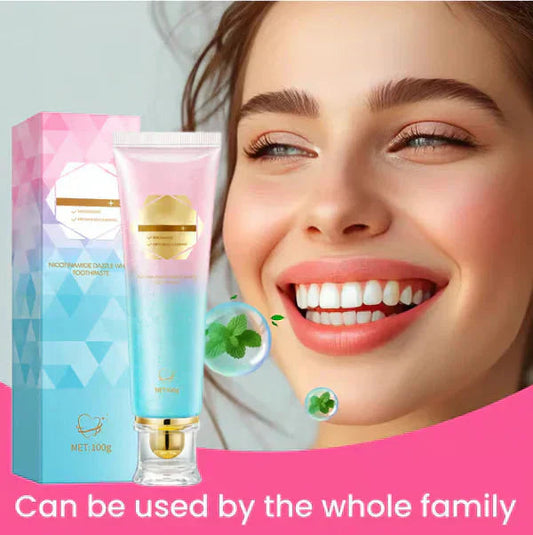 🦷 ČASOVĚ OMEZENÁ NABÍDKA! 🎁 Dárek: 3 zubní kartáčky! 💖 Niacinamid | Zářivé a zdravé zuby za 7 dní!