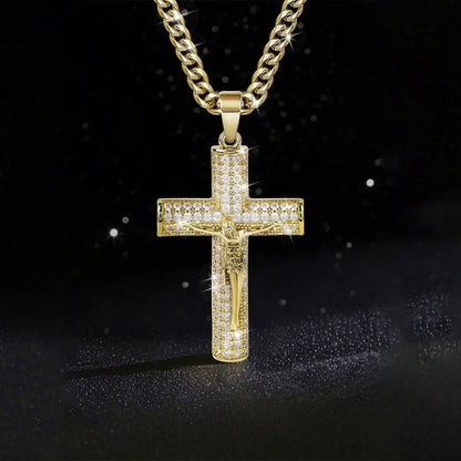 ✝️Náhrdelník s přívěskem Ježíšova krucifixu