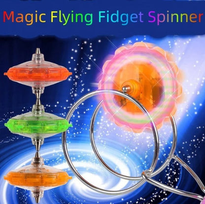 🔥Kreativní LED světelný fidget spinner s magnetickým gyroskopem