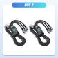100 W superrychlé nabíjení, průhledný datový kabel 3 v 1