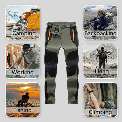 📢📢50 % de réduction !!⏰ Pantalon de randonnée coupe-vent, imperméable et chaud 🏔️🌧️