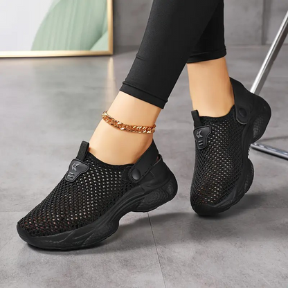 👟 Prodyšné tenisky pro ženy – Síťovina, lehoučké, pohodlné | Letní chůze, městský styl & fitness, antibakteriální vnitřek 🌬️✨🚶‍♀️