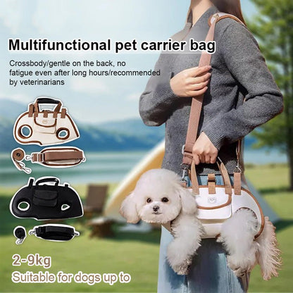 🐕 Přenosný prodyšný batoh pro mazlíčky – Bezpečný, pohodlný, ventilační💨🎒