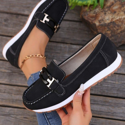 ✨ Volnočasový svršek z jelenice – Pantoflový střih, robustní podrážka, pohodlný & prodyšný 👞🚶