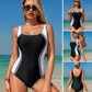 Women's Color Block One-piece Swimsuit