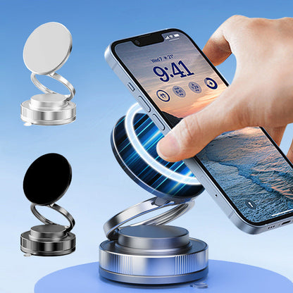 🔥 Kupte a dostanete zdarma datový kabel! ⚡ Magnetický držák telefonu s přísavkou – Jednou rukou, pevný úchyt, 360° nastavení | Pro auto, stůl & domácnost 📱🚗✨