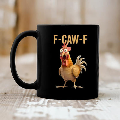 F-Caw-F Vtipný hrnek s kuřetem
