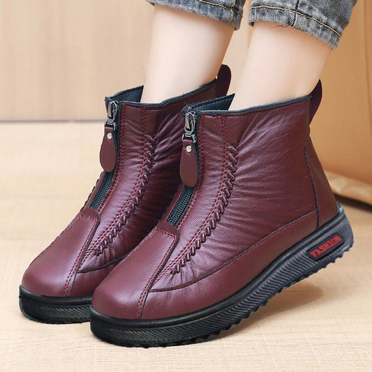 👢❄️Dámské zimní teplé kotníkové boty na zip