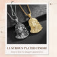 ✝️ BUY 1 GET 1 FREE! ✨ Jesus Head Pendant Necklace - Detailed Sculpture in Silver or Gold Tone (Chain Not Included) 🌟🙏