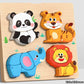 Vzdělávací dřevěné 3D puzzle