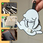 Cute Rotating Cat Keychain with Pull-Out