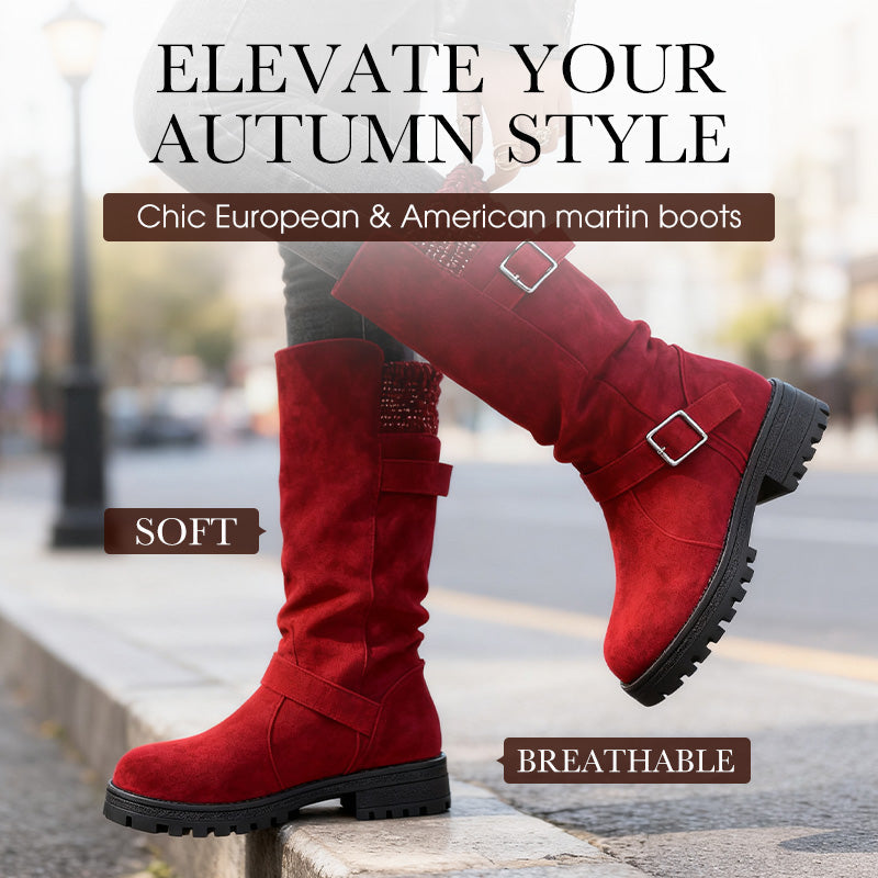 👢 50% OFF MAINTENANT ! 🔥Bottes en daim pour femme 🍂
