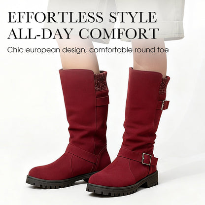 👢 50% OFF MAINTENANT ! 🔥Bottes en daim pour femme 🍂