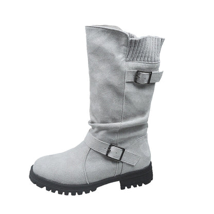 👢 50% OFF MAINTENANT ! 🔥Bottes en daim pour femme 🍂