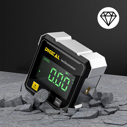 📐4 stranný magnetický digitální úhloměr s laserem