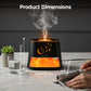 Aromatický difuzér a zvlhčovač vzduchu Salt Rock Flame Effect