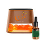 Aromatický difuzér a zvlhčovač vzduchu Salt Rock Flame Effect