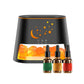 Aromatický difuzér a zvlhčovač vzduchu Salt Rock Flame Effect