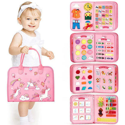 Plstěné puzzle Learning Busy Board