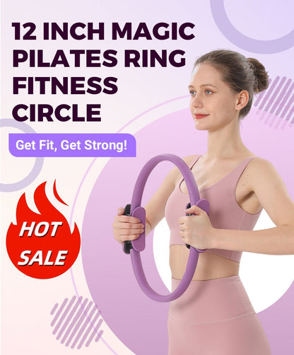 🏆 Pilates kruh – Odporové cvičení, posiluje, tvaruje, doma i ve fitku 💪