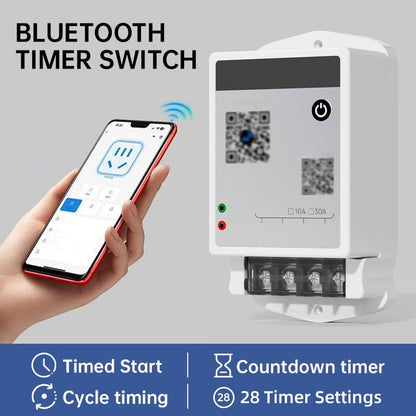 Chytrý programovatelný časový spínač s Bluetooth