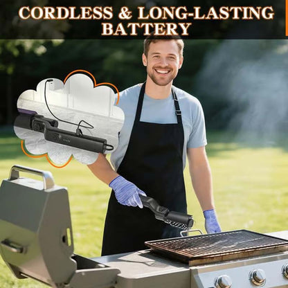 🧼 Bezdrátový Elektrický Kartáč na Čištění BBQ Grilu 🔥🍖