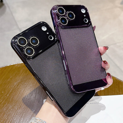Tenké ochranné pouzdro na telefon s jiskřivým vzorem