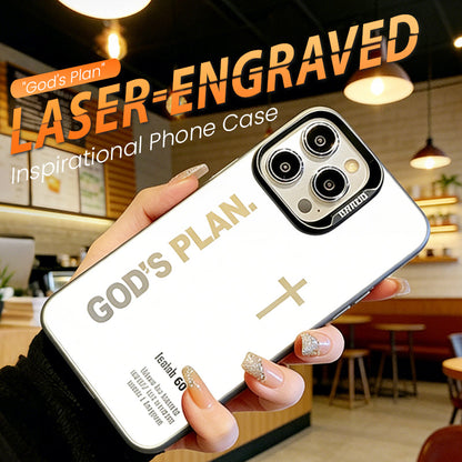 Boží plán Laserem vygravírované inspirativní pouzdro na telefon