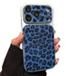Matný pouzdro na telefon s potiskem leopardí kůže, odolné proti nárazům