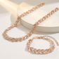 💝 Dvojnásobný lesk – Náhrdelník a náramek Leaf Link | Elegantní, univerzální, ideální dárek ✨💎