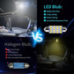💡 Sada LED vnitřního osvětlení Kompatibilní s více velikostmi – 42 ks v 6 velikostech, T10/31/36/41 mm, plug-and-play, vysoce svítivý 2835 čip, úsporný a odolný, stropní/čtecí/SPZ/kufru osvětlení