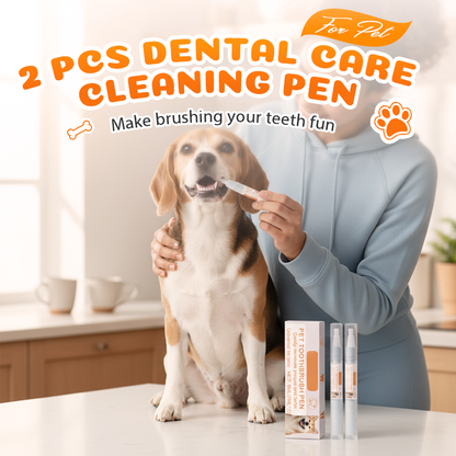 🐶 Čisticí pero na zuby pro mazlíčky – Odstraňuje zubní povlak, svěží dech, bezpečný materiál | Jednoduchá domácí dentální péče 🦷✨💙