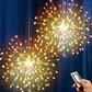 ☀️🎆 Solární světelné řetězy Solar Fireworks – automatické zapínání/vypínání, vodotěsné LED diody pro zahradu, terasu a večírky  🎉✨
